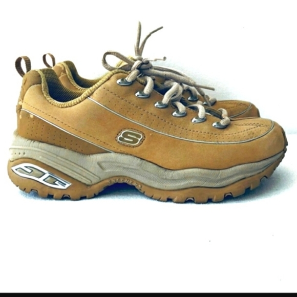 Skechers Shoes - Skechers Sport Premium Tan Leather Shoes